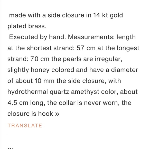 🌹 Handmade Authentic Pearl Necklace - Picture 2 of 5